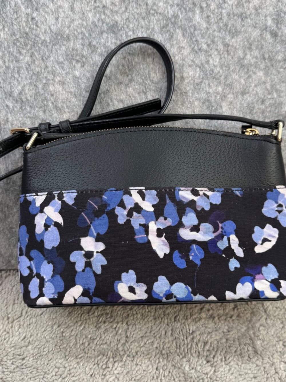 Kate Spade Floral Millie Grove Crossbody Purse Bag Leather - Picture 7 of 15